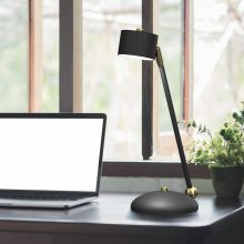 Table lamp ARENA BLACK/GOLD 1xGX53