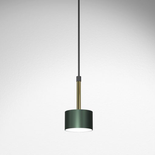 Pendant lamp ARENA GREEN/GOLD 1xGX53