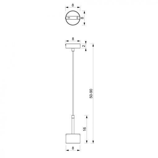 Pendant lamp ARENA GREEN/GOLD 1xGX53