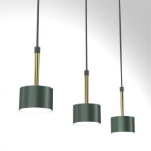 Pendant lamp ARENA GREEN/GOLD 3xGX53