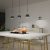 Pendant lamp ARENA GREEN/GOLD 3xGX53