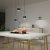 Pendant lamp ARENA GREEN/GOLD 3xGX53