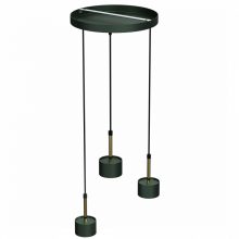 Pendant lamp ARENA GREEN/GOLD 3xGX53