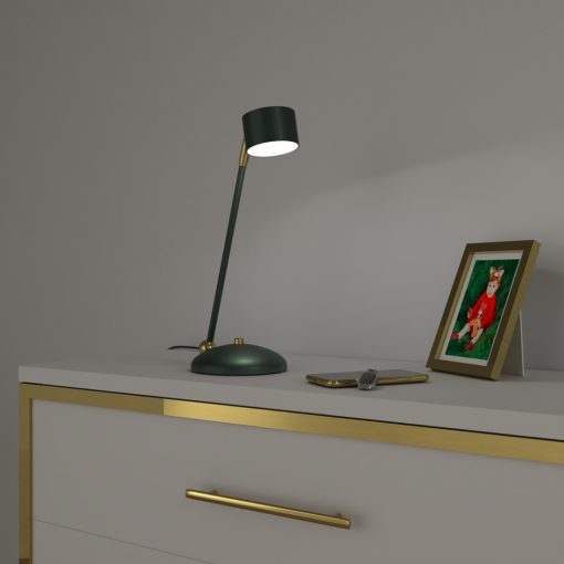 Table lamp ARENA GREEN/GOLD 1xGX53