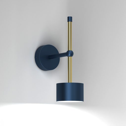 Wall lamp ARENA BLUE/GOLD 1xGX53