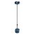 Pendant lamp ARENA BLUE/GOLD 1xGX53