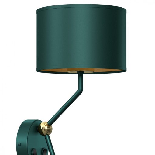 Wall lamp VERDE GREEN + 1x mini GU10