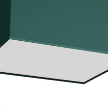 Ceiling  lamp VERDE GREEN kwadrat 2xE27