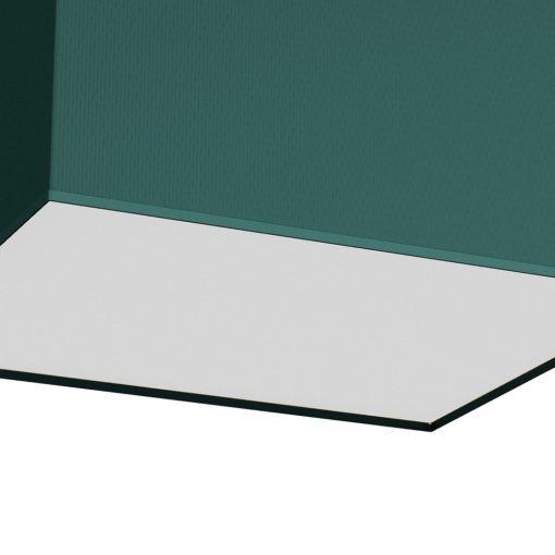 Ceiling  lamp VERDE GREEN kwadrat 2xE27