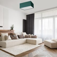 Ceiling  lamp VERDE GREEN kwadrat 2xE27