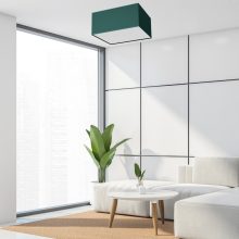 Ceiling  lamp VERDE GREEN kwadrat 2xE27