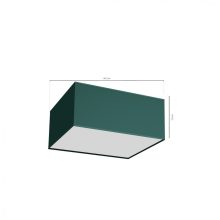 Ceiling  lamp VERDE GREEN kwadrat 2xE27