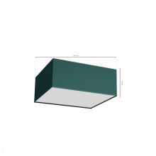 Ceiling  lamp VERDE GREEN kwadrat 3xE27 50cm