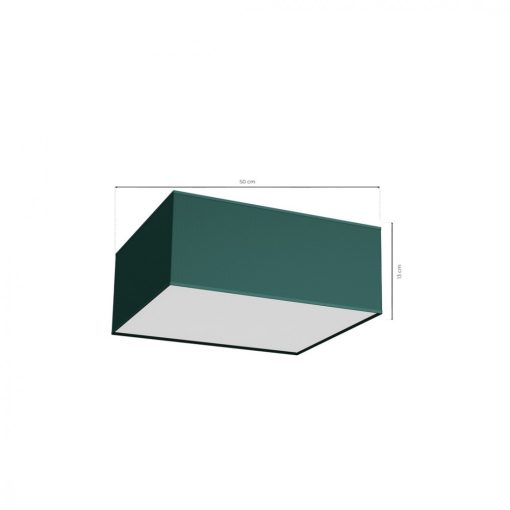Ceiling  lamp VERDE GREEN kwadrat 3xE27 50cm