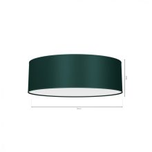 Ceiling  lamp VERDE GREEN 3xE27 Ø50cm