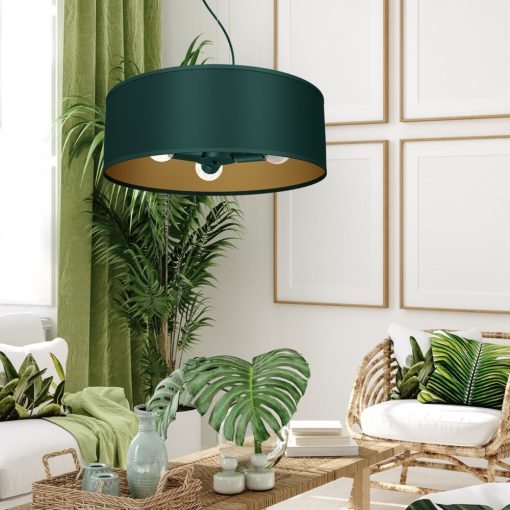Pendant lamp VERDE GREEN 3xE27