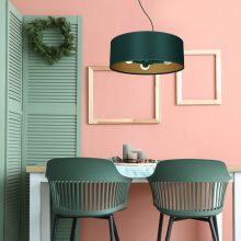 Pendant lamp VERDE GREEN 3xE27