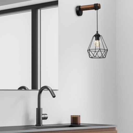 Wall lamp ACERO 1xE27