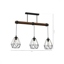 Pendant lamp ACERO 3xE27