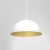 Pendant lamp BETA WHITE/GOLD 1xE27 35cm