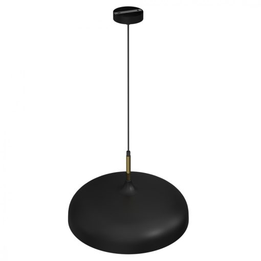 Pendant lamp LINCOLN BLACK/GOLD 1xE27 45cm