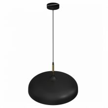 Pendant lamp LINCOLN BLACK/GOLD 1xE27 45cm