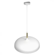 Pendant lamp LINCOLN WHITE/GOLD 1xE27 45cm