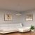 Pendant lamp LINCOLN WHITE/GOLD 1xE27 45cm