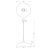 Pendant lamp LINCOLN WHITE/GOLD 1xE27 45cm