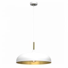 Pendant lamp LINCOLN WHITE/GOLD 1xE27 45cm