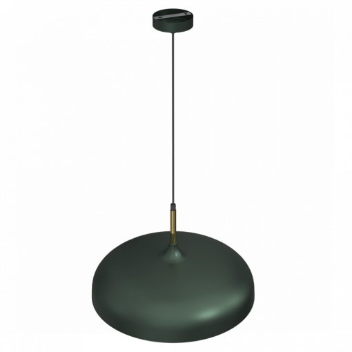 Pendant lamp LINCOLN GREEN/GOLD 1xE27 45cm