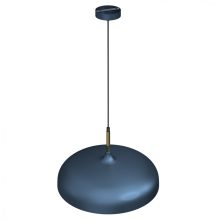 Pendant lamp LINCOLN BLUE/GOLD 1xE27 45cm
