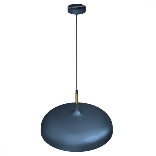 Pendant lamp LINCOLN BLUE/GOLD 1xE27 45cm