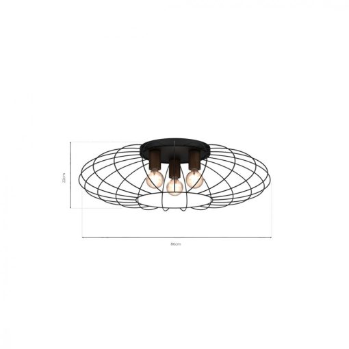 Ceiling  lamp MERIDIANO 3xE27
