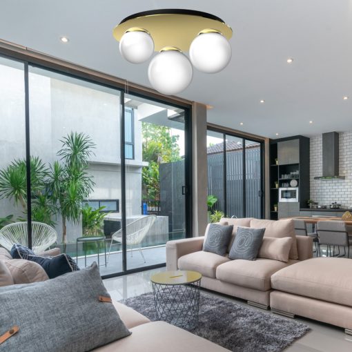 Ceiling  lamp PLATO 2xE14 + 1xE27