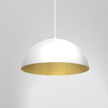 Pendant lamp BETA WHITE/GOLD 1xE27 45cm