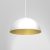 Pendant lamp BETA WHITE/GOLD 1xE27 45cm