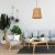Pendant lamp VIMINI NATURAL WOOD 1xE27