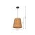 Pendant lamp VIMINI NATURAL WOOD 1xE27
