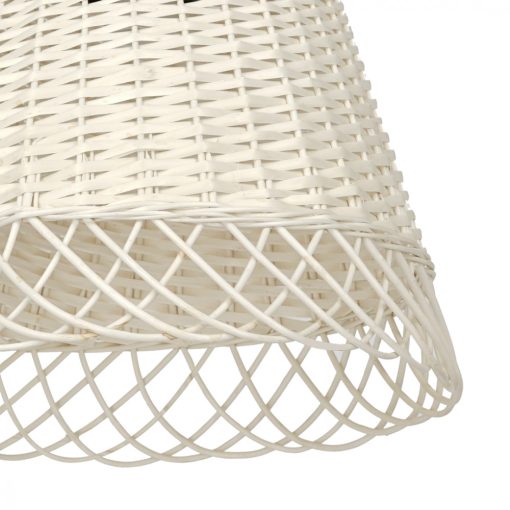 Pendant lamp VIMINI WHITE 1xE27