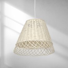 Pendant lamp VIMINI WHITE 1xE27