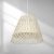 Pendant lamp VIMINI WHITE 1xE27