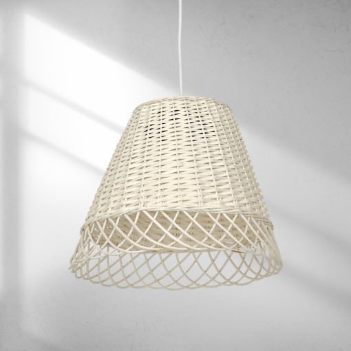 Pendant lamp VIMINI WHITE 1xE27