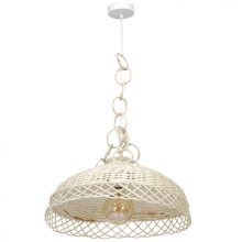 Pendant lamp VIMINI WHITE 1xE27