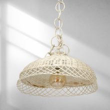 Pendant lamp VIMINI WHITE 1xE27