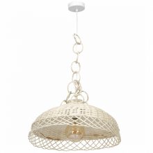 Pendant lamp VIMINI WHITE 1xE27
