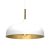 Pendant lamp LINCOLN WHITE/GOLD 1xE27 35cm