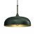 Pendant lamp LINCOLN GREEN/GOLD 1xE27 35cm
