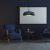 Pendant lamp LINCOLN BLUE/GOLD 1xE27 35cm
