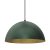 Pendant lamp BETA GREEN/GOLD 1xE27 35cm